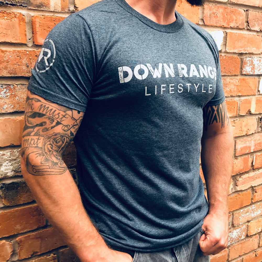 Down Range Lifestyle Team T-shirt (Dark Heather Grey)