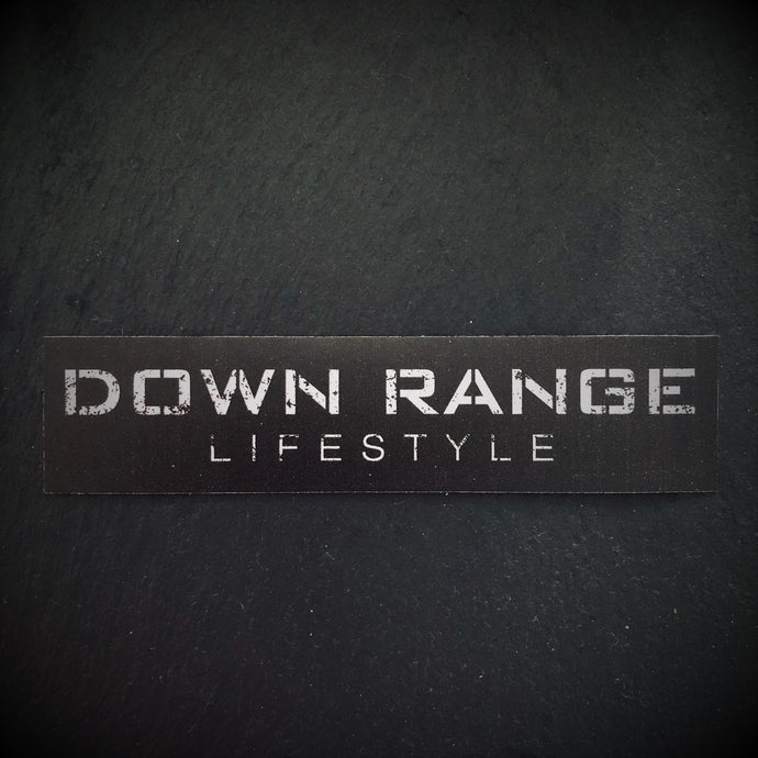 Down Range Sticker