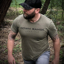 Load image into Gallery viewer, Down Range Tribe T-shirt (Heather Olive)