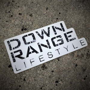 Down Range Lifestyle Sticker (Large)