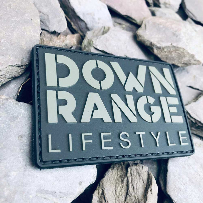 Down Range Lifestyle PVC Velcro Patch