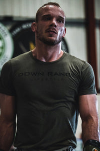 Down Range Tribe T-shirt (Heather Olive)