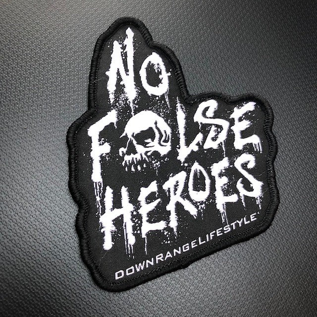 'No False Heroes' Velcro Morale Patch